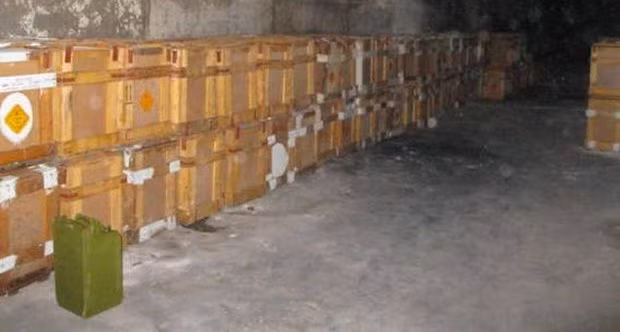 Hình ảnh kho vũ khí khủng này.