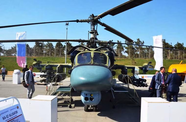 Trực thăng tấn công hiện đại Ka-52 do Nga sản xuất – đây là mẫu vũ khí mà Arerbaijan bày tỏ sự quan tâm lớn.