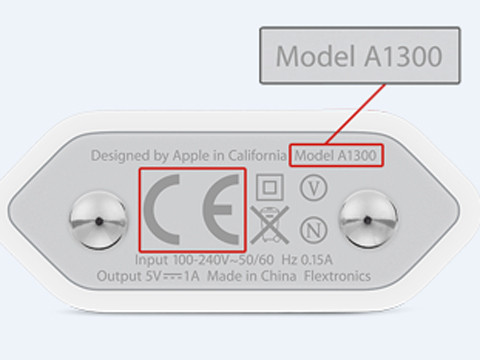 Các bộ sạc iPhone lỗi có mã "Model A1300".