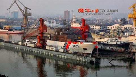 Tàu hải cảnh 1401 của Trung Quốc.