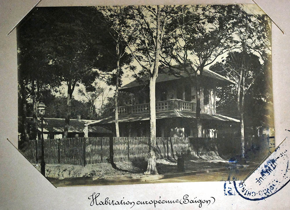 Một khu nhà của người Âu ở Sài Gòn.