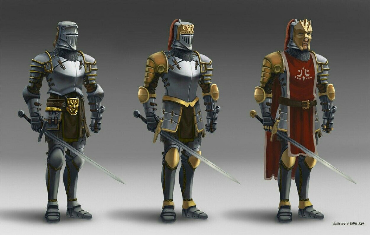 Thế kỷ 15, những bộ giáp phiến hoàn chỉnh xuất hiện. Đây là loại giáp bảo vệ toàn thân ghép từ nhiều phiến kim loại. Bao tay lúc này đã có các khớp ngón, các mảnh che vai cho phép cử động tự do hơn và để lộ kẽ hở hẹp hơn.