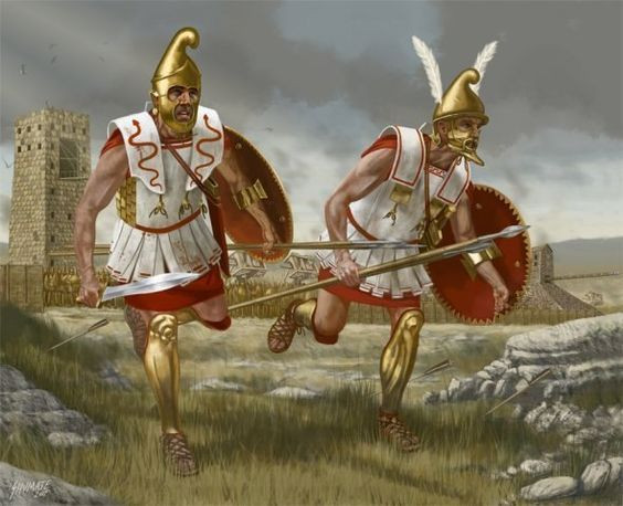 Thế là hai người lính say xỉn tiến tới cổng thành của kẻ thù. Thấy đối phương chỉ có hai người, lính canh Ba Tư trong thành bỏ vị trí và xông ra cổng thành để đánh nhau với họ.