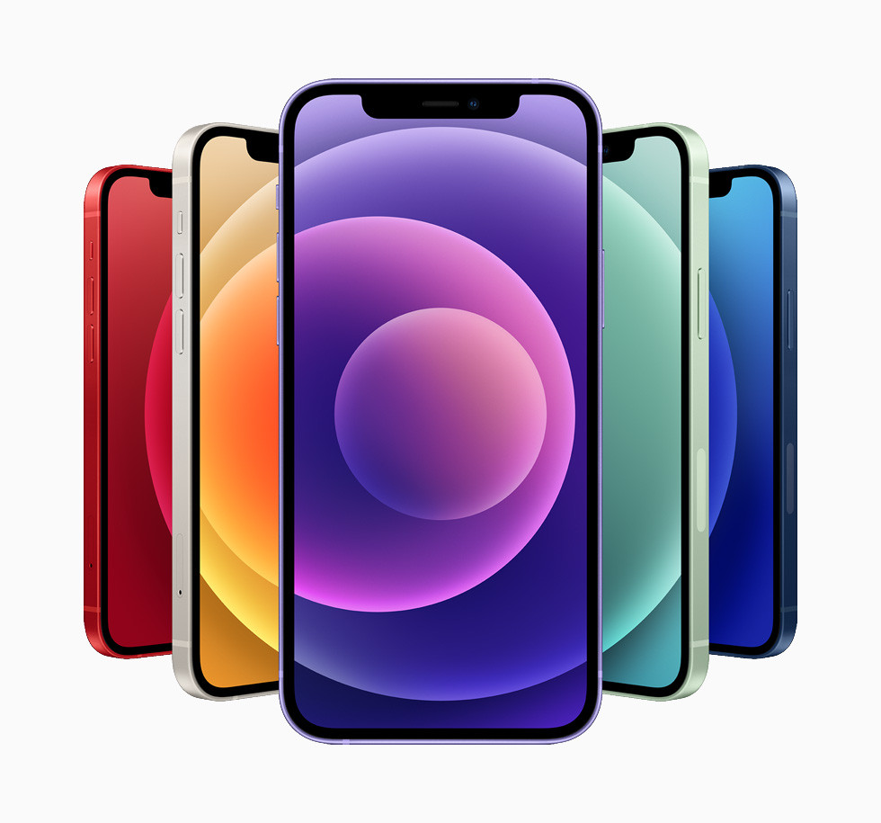 Apple ra mat iPhone 12 mau tim, gia khong doi