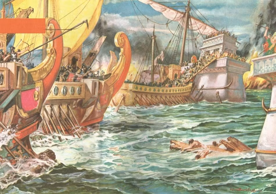  Trận Actium (31 TCN) là trận hải chiến giữa các lực lượng của Octavian (La Mã) và liên quân của Marcus Antonius – Cleopatra VII (Ai Cập). Chiến thắng quyết định của Octavian trong trận này giúp ông củng cố quyền lực, mở đầu cho thời kỳ chuyên chế La Mã. Thua trận này, nữ hoàng Cleopatra tự tử.