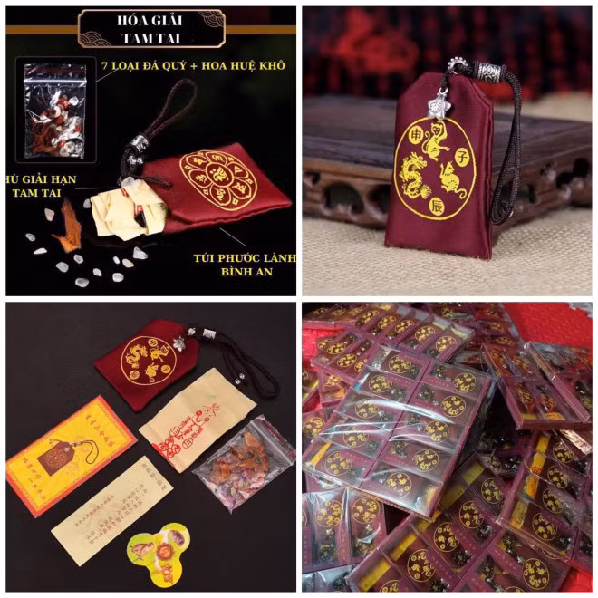 Thị trường túi giải hạn tam tai năm Nhâm Dần sôi động với nhiều mức giá - Hình 2 Thi truong tui giai han tam tai nam Nham Dan soi dong voi nhieu muc gia-Hinh-2