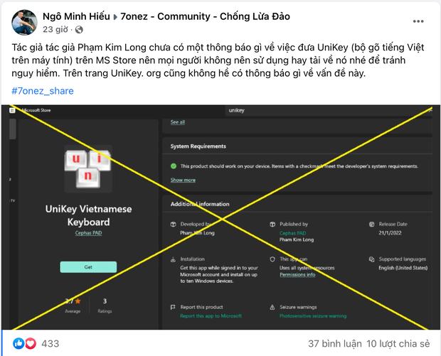 Phan mem chua ma doc, lam lo thong tin, nhieu nguoi tai ve ma khong biet