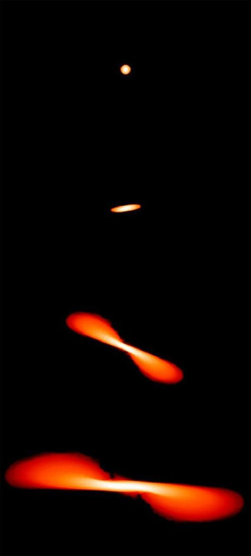 Can canh ngoi sao bi hut vao lo den