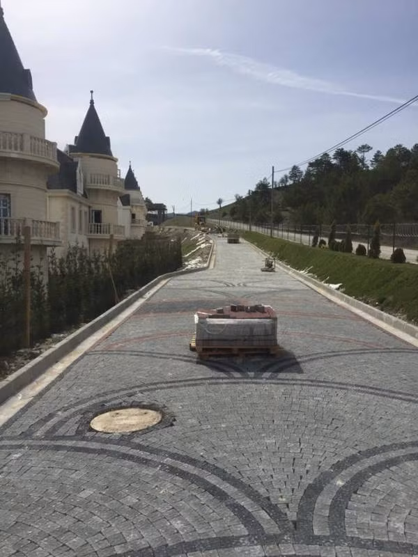 Các nhà phát triển dự định những biệt thự đồng nhất này là nhà nghỉ dưỡng sang trọng dành cho khách du lịch giàu có khi họ bắt đầu xây dựng vào năm 2014. Tuy nhiên, khi công ty phá sản vào năm 2018, các nhà đầu tư đã rút khỏi thỏa thuận khiến việc xây dựng bị hoãn lại.