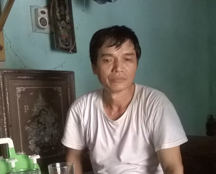 Ông Nguyễn Văn Gọn, Trưởng thôn Thụy Lân.