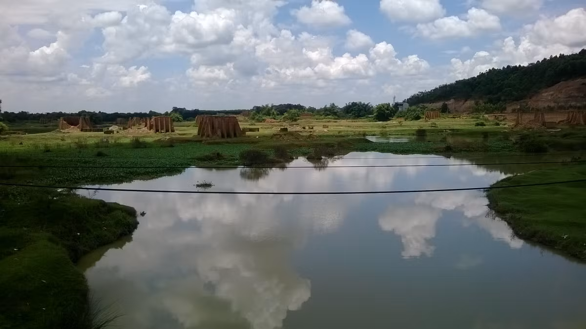 Khu vực nằm trong dự án xây dựng nhà máy xử lý rác thải.