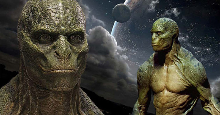 Reptilian được mô tả là loài bò sát giống người nhưng có vảy, có khả năng thay đổi hình dạng và kiến thức về kỹ thuật di truyền. Truyền thuyết về rắn trong nhiều văn hóa làm nổi bật thuyết âm mưu này.