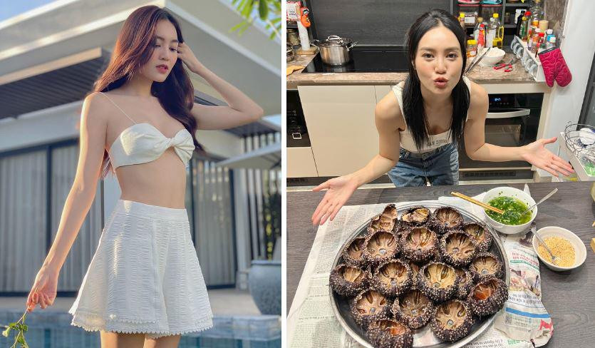 Lan Ngoc so huu vong eo 54cm nho nhung loai thuc uong de lam-Hinh-3