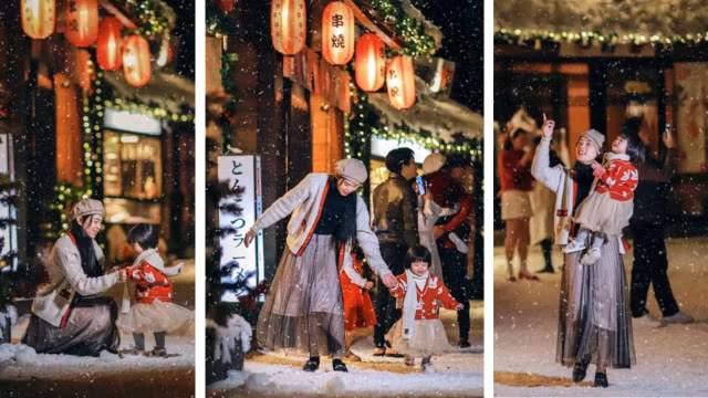 Thị trấn tuyết này tên là Neko Town, với tọa độ check-in độc đáo tại 45 Đặng Thái Thân, phường 3, thành phố Đà Lạt, là điểm đến đang thu hút nhiều sự quan tâm từ giới trẻ và các “tín đồ” chụp ảnh. Với kiến trúc Nhật Bản hoành tráng, thị trấn này là một cuộc phiêu lưu như bước ra từ trang truyện tranh.