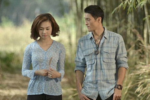 Gái quê gợi cảm Đinh Ngọc Diệp trong “Cưới ngay kẻo lỡ”.