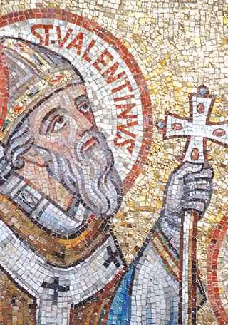 Đầu những năm 1800, giới chức trách đã mở nhiều cuộc khai quật tại một hầm mộ gần Rome và phát hiện bộ xương và nhiều di tích được cho có liên quan đến Thánh Valentine.