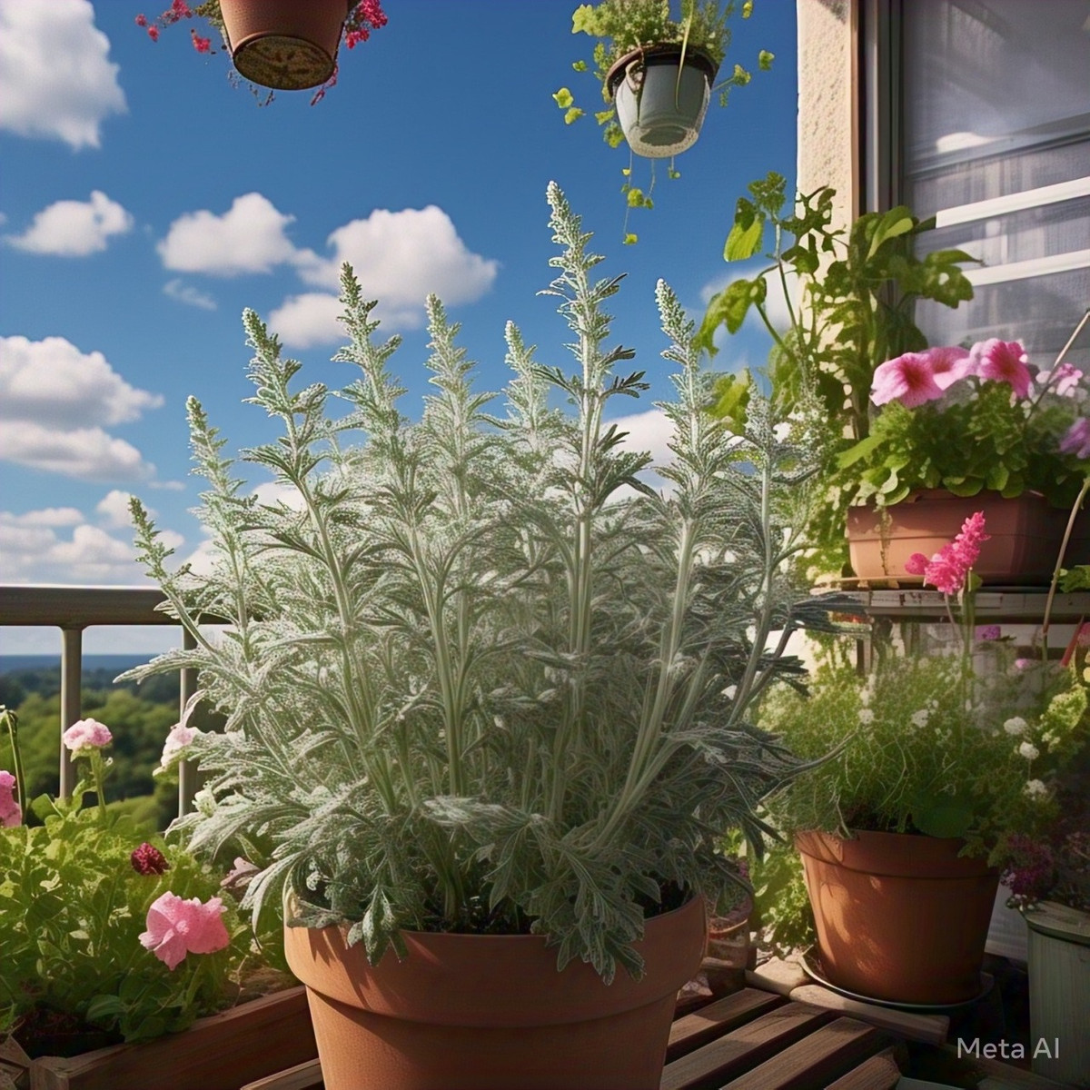 4. Cây ngải cứu. Ngải cứu được gọi là "cỏ dương thanh tịnh". Ngảy cứu có mùi thơm nồng, người xưa tin rằng chúng có thể xua đuổi tà ma và bệnh tật. Người xưa cho rằng, treo ngải cứu trong Tết Đoan Ngọ có thể thanh lọc không khí, xua đuổi tà ma và tránh bệnh dịch, bảo vệ sức khỏe cho gia đình bạn. 