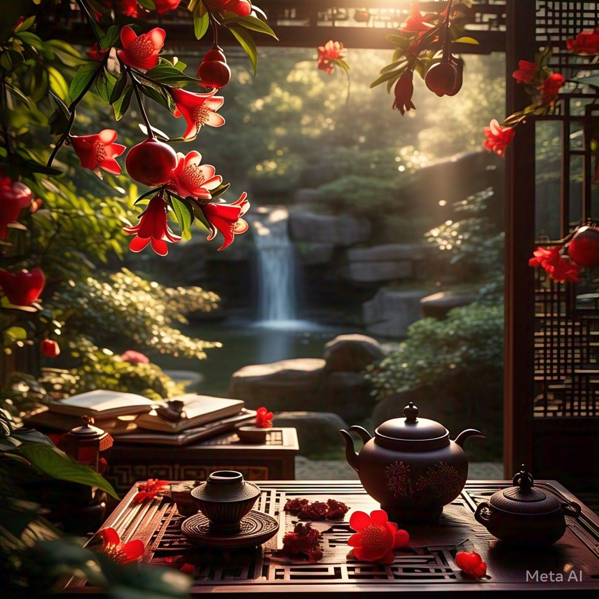 3. Người xưa nói: Trồng cây cảnh thạch lựu trong sân. con cháu đầy đàn, của cải sung túc. Cây lựu hay còn gọi là thạch lựu, an thạch lựu có tên tiếng Anh là Pomegranate, tên khoa học là Punica granatum, thuộc họ lựu (Punicaceae). 