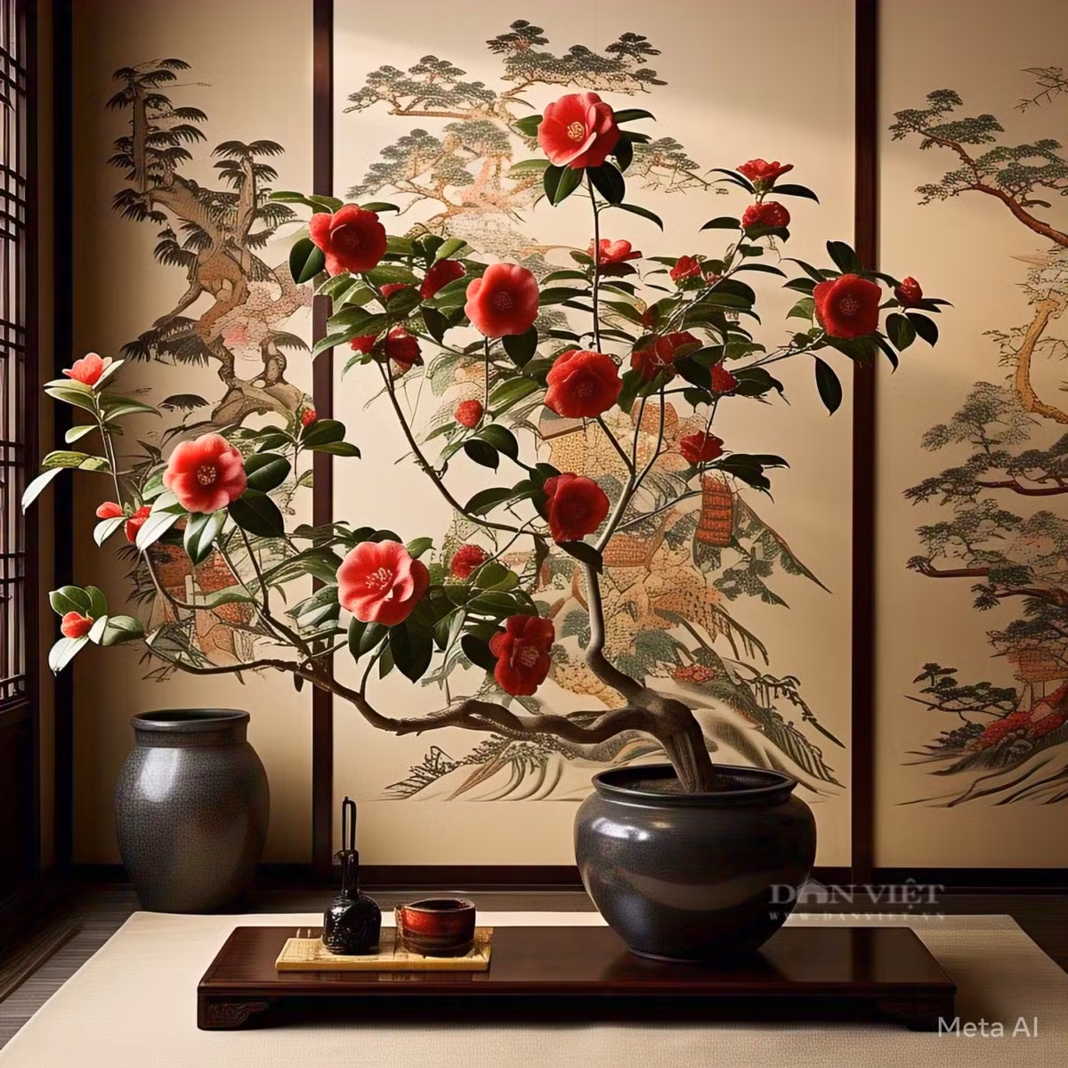  Trong văn hóa xưa, hoa trà được tôn kính vì vẻ đẹp và sức sống mãnh liệt, đồng thời còn có ý nghĩa biểu tượng phong phú trong phong thủy. Người ta tin rằng trồng hoặc đặt hoa trà có thể mang lại may mắn và thịnh vượng cho ngôi nhà. 