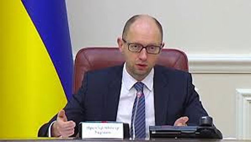 Thủ tướng Ukraine Arseniy Yatsenyuk.