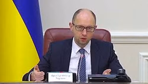 Thủ tướng Ukraine Arseniy Yatsenyuk.