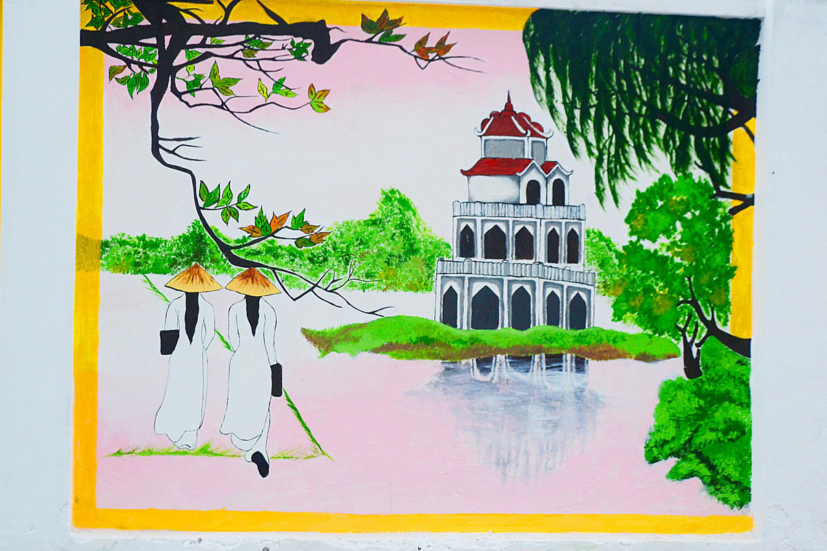 Điển hình như tháp Rùa Hồ Gươm.