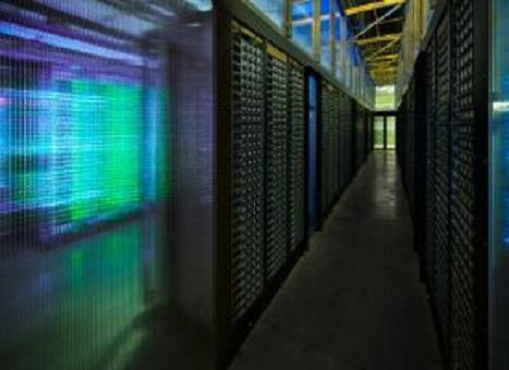 Một dãy làm nóng khác trong phòng máy chủ.