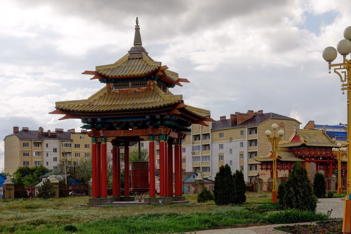 Phật giáo Tây Tạng là tôn giáo truyền thống, được người Kalmyk thực hành cho đến nay. Ảnh: Wikipedia.