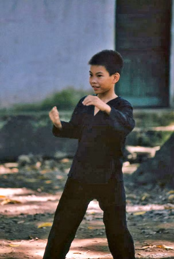Chân dung một số võ sinh ở đền Quán Thánh.
