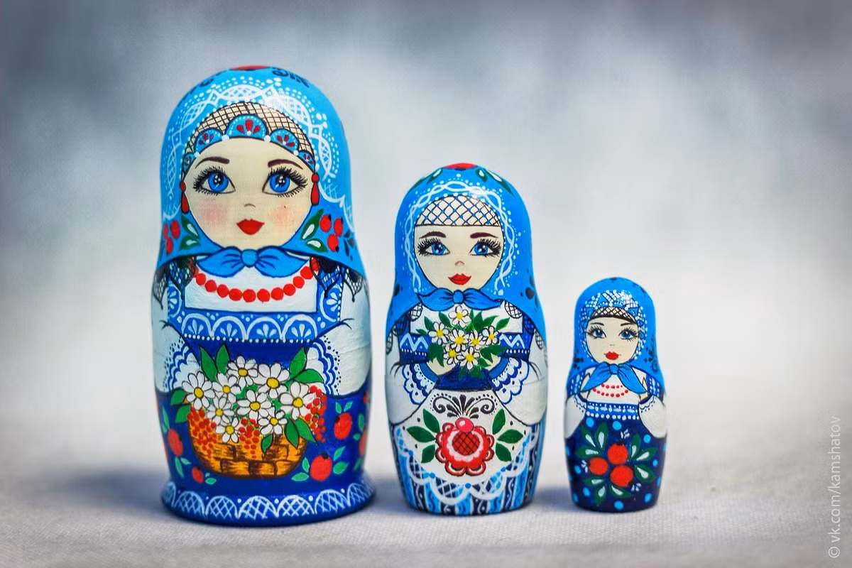 Tên gọi Matryoshka của những con búp này có nguồn gốc từ "Matryona" (Матрёна), là cách gọi thân mật dành cho phái nữ trong tiếng Nga. Ảnh: Oir.mobi.