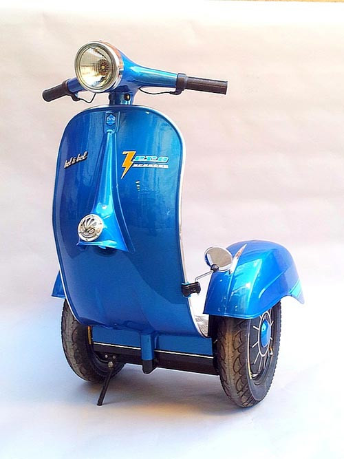 Kiểu dáng độc đáo của Vespa Segway.