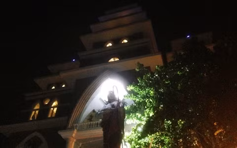 Giáo xứ Tân Lập, nơi xảy ra vụ tai nạn.