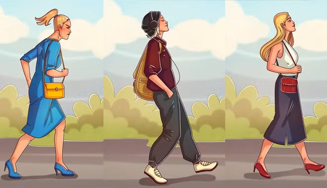 Trac nghiem dang di cho biet tinh cach cua ban the nao