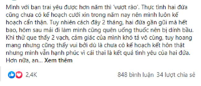 Ban gai co bau, chang trai giao keo 