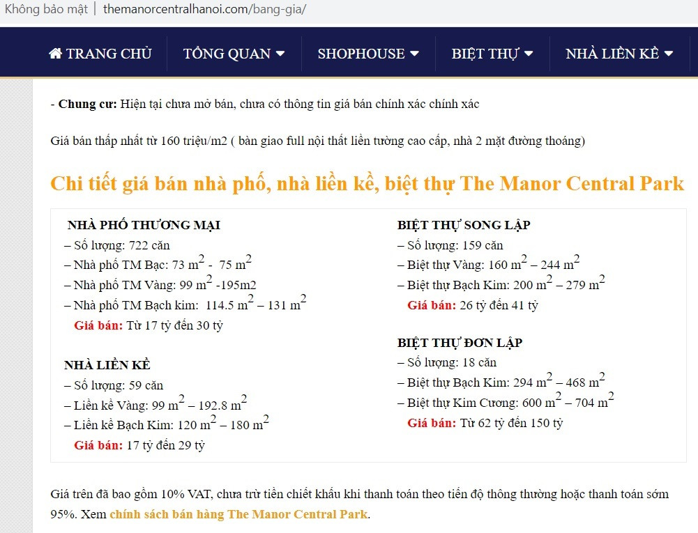 Cận cảnh The Manor Central Park của Bitexco bị yêu cầu thu hồi - Hình 5 Can canh The Manor Central Park cua Bitexco bi yeu cau thu hoi-Hinh-5