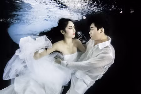 Dù hình ảnh không rõ nét nhưng lại mang vẻ đẹp mờ ảo như tranh vẽ