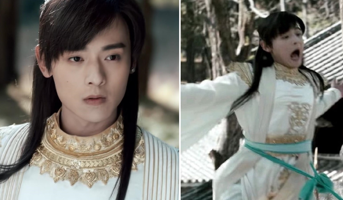 Trên màn ảnh, Bạch Chú biến Đoàn Dự thành kẻ khờ khạo, không có phong thái quý tộc và hành xử ngớ ngẩn. Nghệ sĩ trẻ diễn xuất kém, chỉ biết trợn mắt há miệng, biểu cảm khoa trương, vung chân tay trong hầu hết thời lượng xuất hiện trước ống kính.