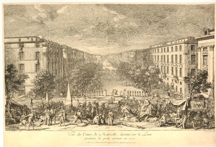 Nghị viện thành phố Aix-en-Provence, địa phương nằm phía Bắc Marseille đã ban bố đạo luật cho phép xử tử những người di chuyển giữa Marseille và các vùng khác của vùng Provence.