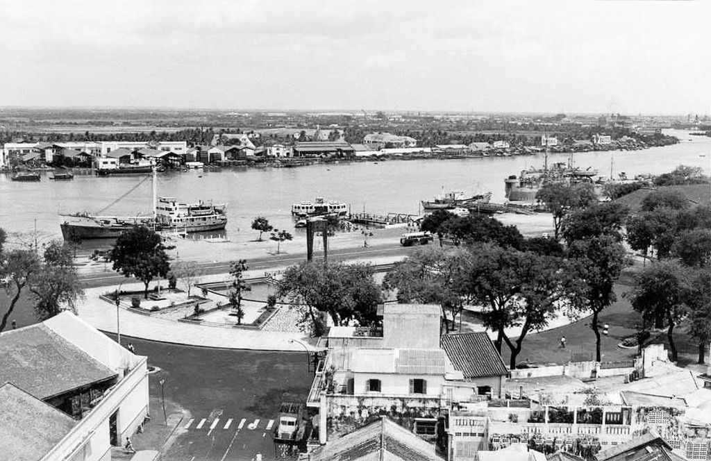 Toàn cảnh Công trường Mê Linh cuối năm 1963. Ảnh: Ken Hoggard.