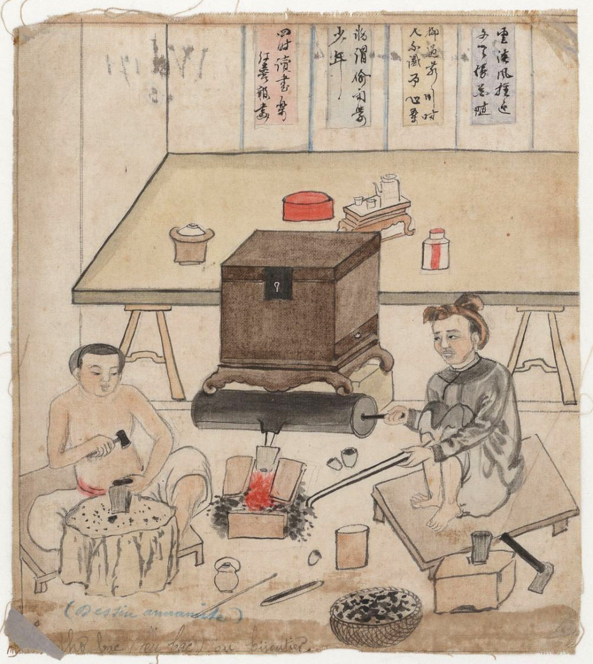 Những người thợ bạc hành nghề.