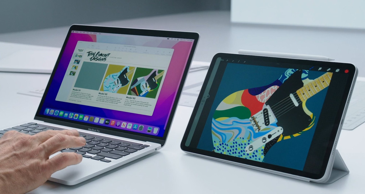 macOS 12 có tên chính thức là macOS Monterey. Tính năng đáng chú ý trên phiên bản này là đồng bộ bàn phím, chuột giữa máy Mac và iPad, cho phép điều khiển 2 thiết bị nhanh chóng chỉ với một con chuột và bàn phím.