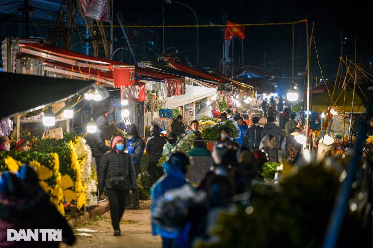 Gia ret, cho hoa lon nhat o Ha Noi hop xuyen dem