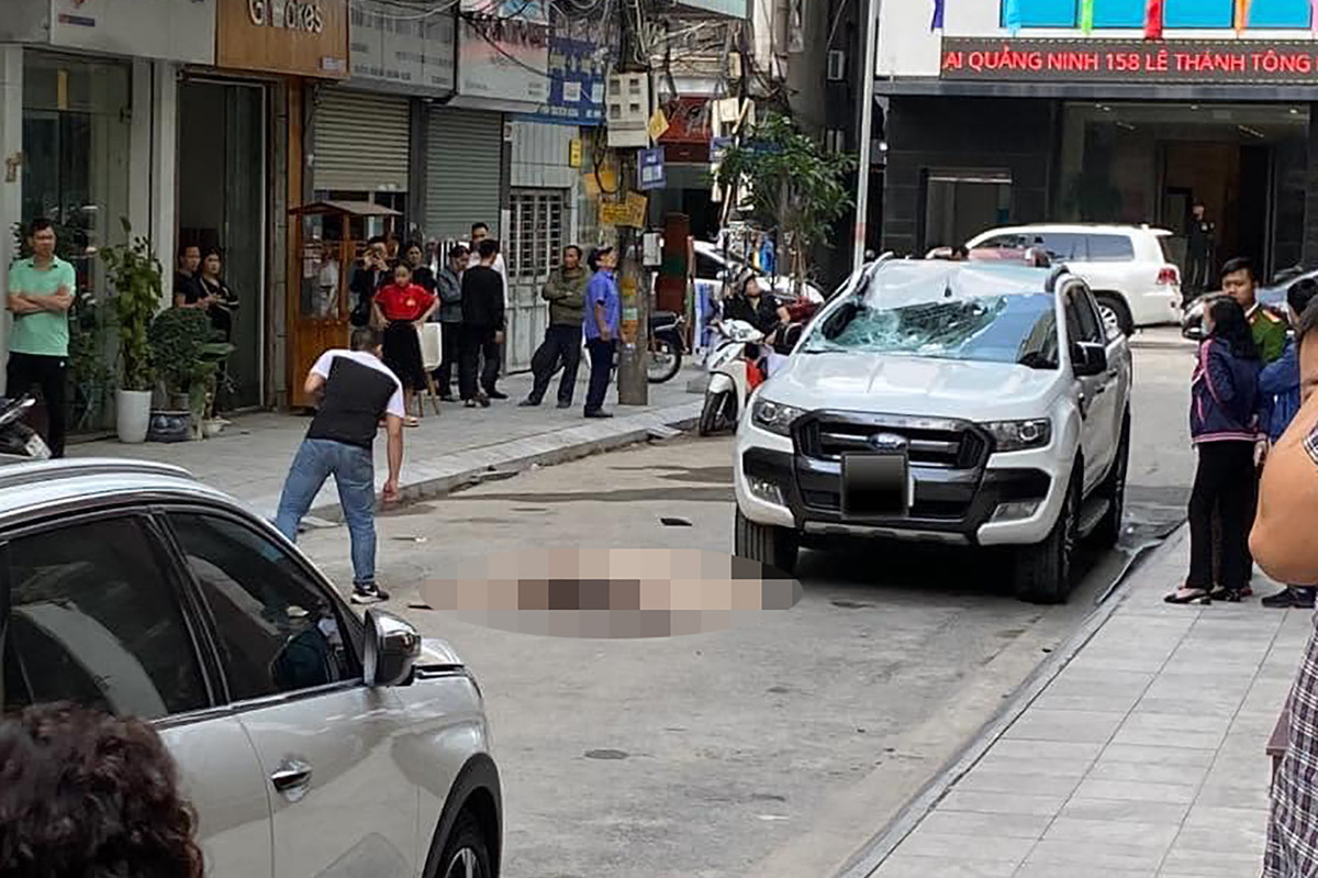 Quảng Ninh: Người phụ nữ tử vong nghi rơi từ tầng cao trúng ô tô Quang Ninh: Nguoi phu nu tu vong nghi roi tu tang cao trung o to