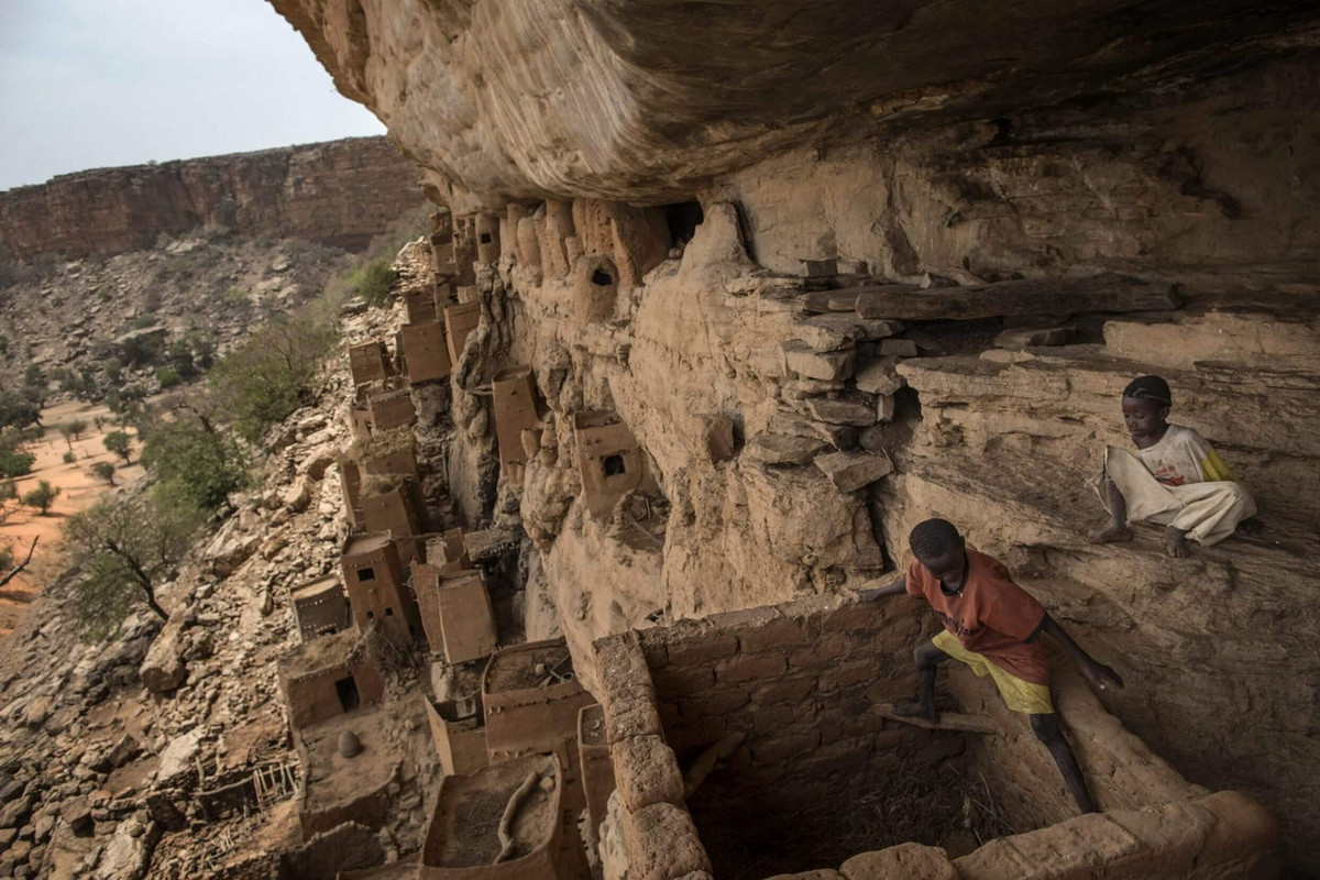 Vào thời kỳ thịnh vượng, khu vực này là một trong những trung tâm chính của các nền văn hóa vùng Dogons. Ảnh: Hidden Compass.