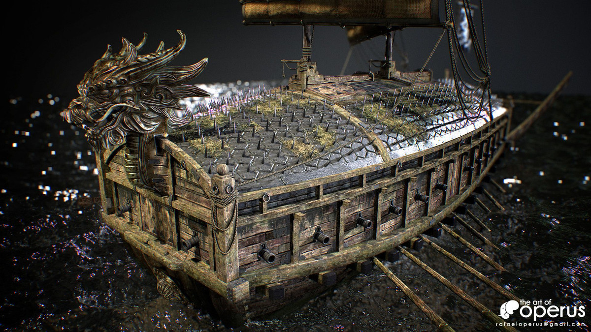 Tên gọi “thuyền rùa” bắt nguồn từ hình dáng đặc trưng của con thuyền, với dáng khum khum như thân rùa, nóc tàu bọc các tấm thép, lởm chởm chông sắc, như những mảnh mai rùa. Có thể coi đây là những thuyền chiến bọc sắt đầu tiên trên thế giới.