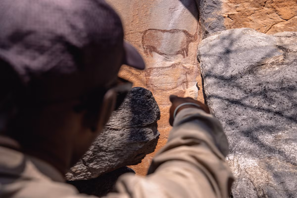 UNESCO đã công nhận vùng đồi Tsodilo của Botswana là Di sản văn hóa thế giới vào năm 2001. Ảnh: Xaro Lodge.