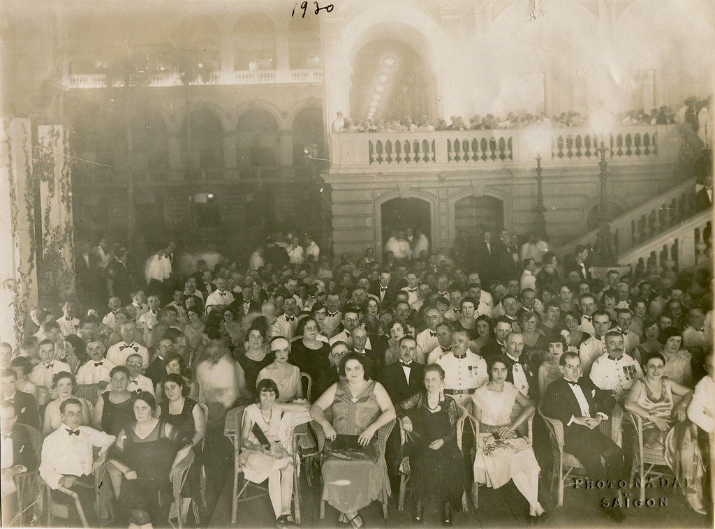 Lễ tôn vinh phái đoàn vua Xiêm tại Dinh Norodom, sau này là Dinh Độc Lập.