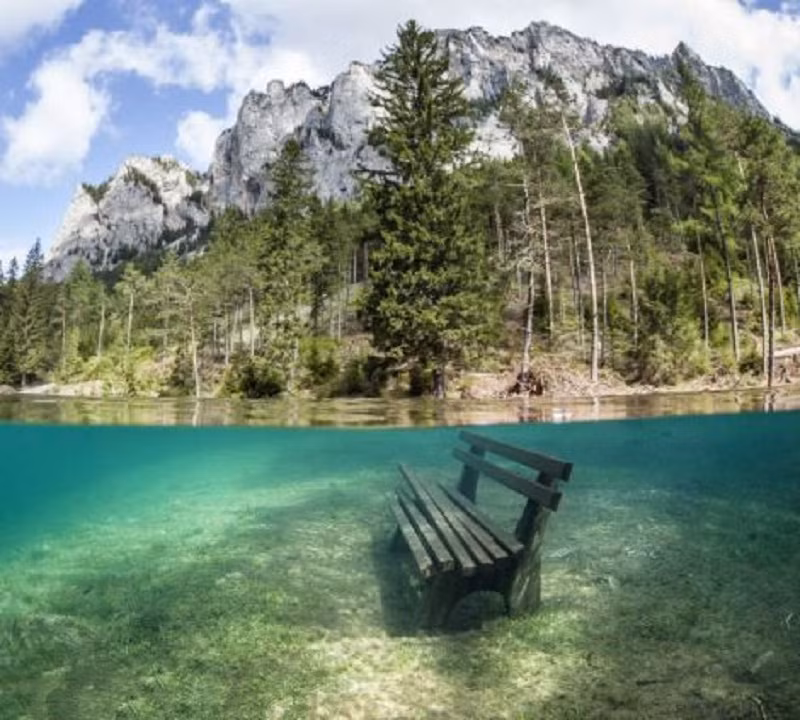 Từ diện tích 2000m2 đã mở rộng thành 4000m2 khi ngập nước...