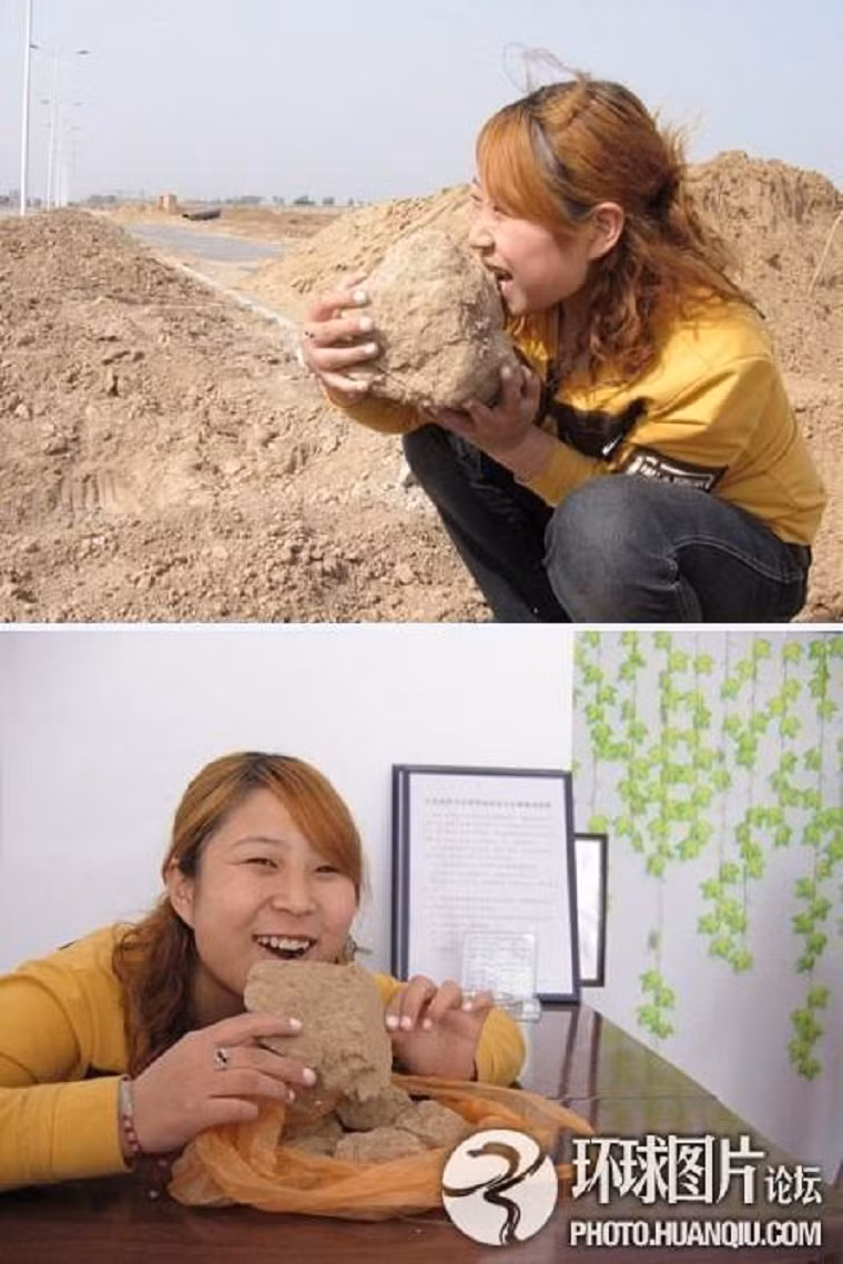 Chị ấy rất mê những miếng đất