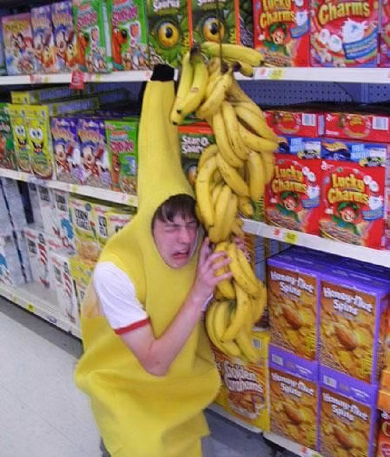 Khổ vì chuối...